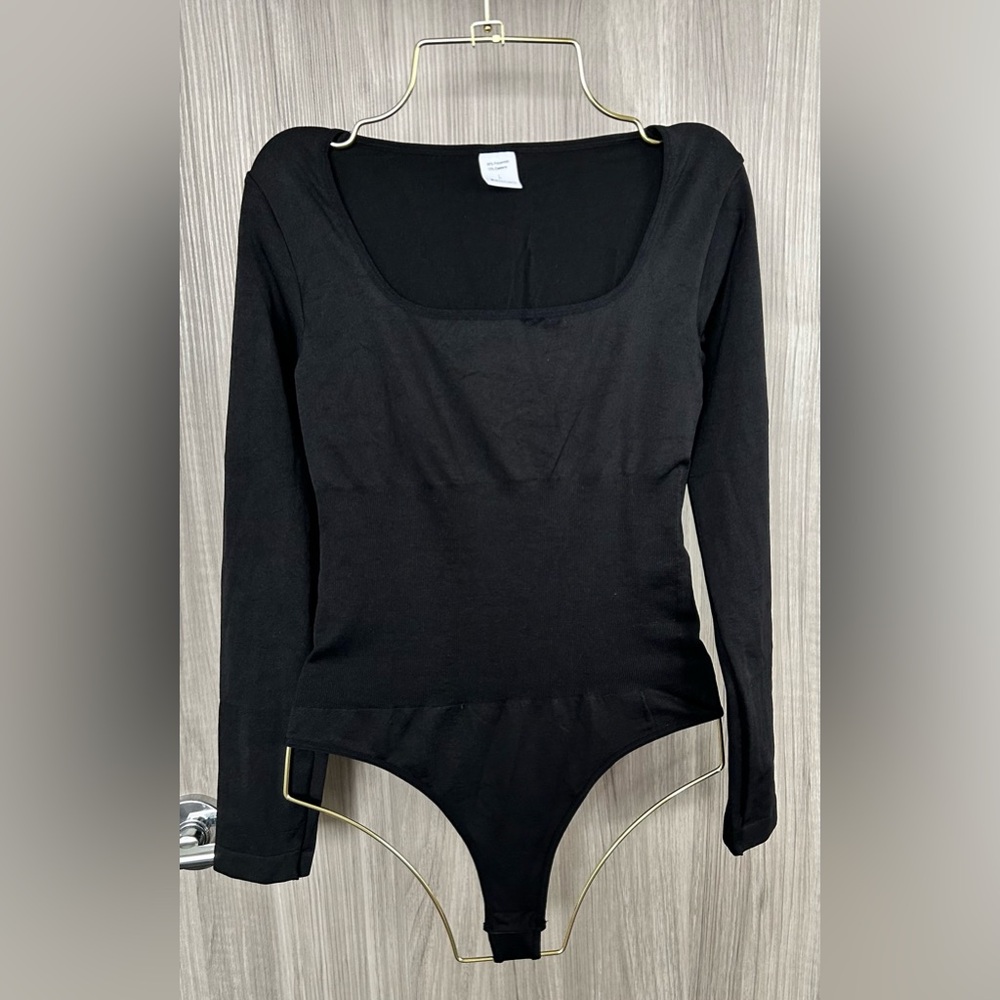 Heyshape long sleeve thong bodysuit